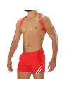 Harnais Homme - Rouge - De Cote - Short Rouge