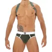 Party Boy Elastic Harness Khaki