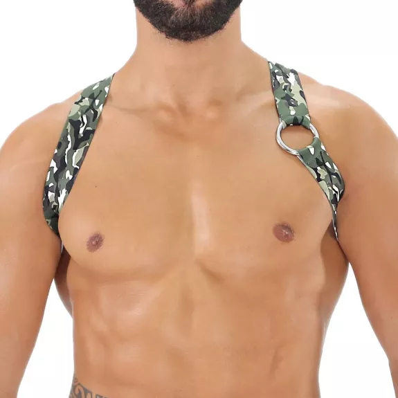 Party Boy Elastic Harness Khaki Camo