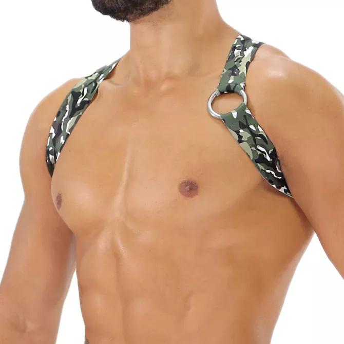 Harnais Elastique Party Boy Camo Khaki