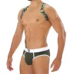 Party Boy Elastic Harness Khaki Camo