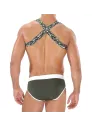 Party Boy Elastic Harness Khaki Camo