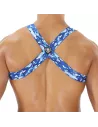 Party Boy Elastic Harness Blue Camo