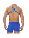 Party Boy Elastic Harness Blue Camo
