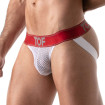 Mesh Jock Blanc-rouge