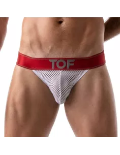 Mesh Jock Blanc-rouge