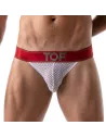 Mesh Jock Blanc-rouge