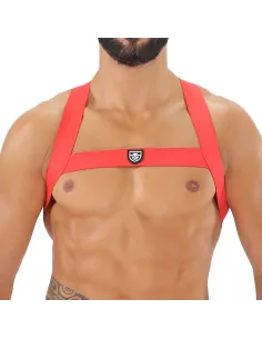 Harnais Elastique Fetish Rouge