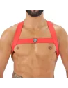 Harnais Elastique Fetish Rouge