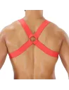 Fetish Elastic harness Red