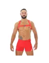 Harnais Elastique Fetish Rouge