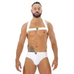 harness white and brief white