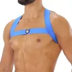 Fetish Elastic Harness Blue