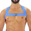 Fetish Elastic Harness Blue