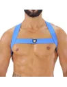 Fetish Elastic Harness Blue