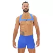 Fetish Elastic Harness Blue
