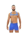 Fetish Elastic Harness Blue