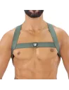 Fetish Elastic Harness Khaki