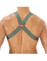 Fetish Elastic Harness Khaki
