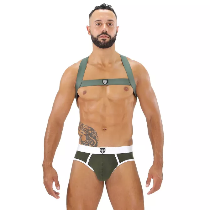 Harnais Elastique Fetish Khaki