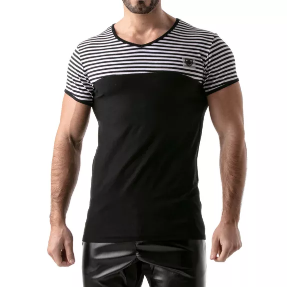 Stripes t-shirt Noir-Noir
