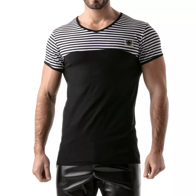 Stripes t-shirt Black-black