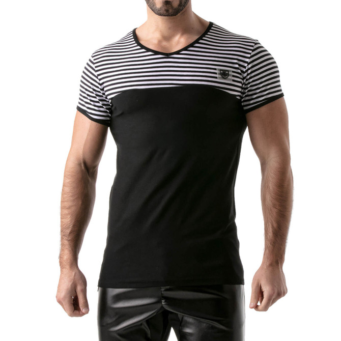 Stripes t-shirt Noir-Noir