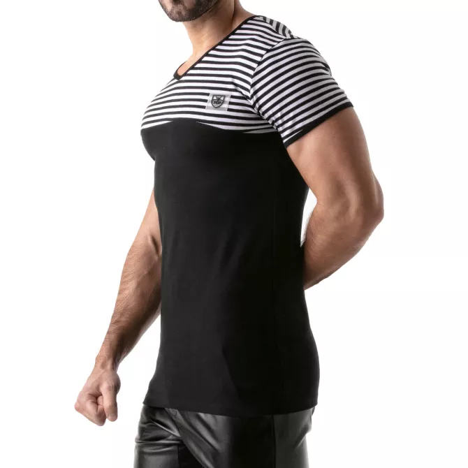 Stripes t-shirt Black-black