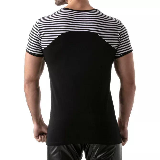Stripes t-shirt Noir-Noir