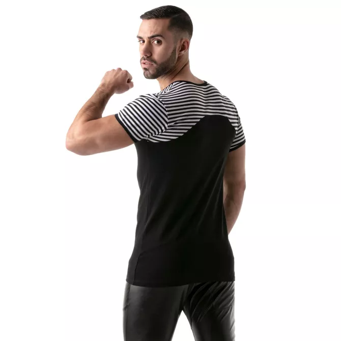Stripes t-shirt Noir-Noir
