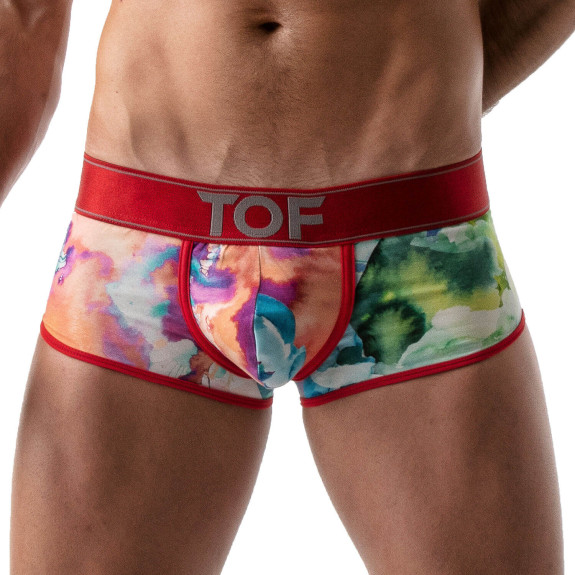 Tie Dye XL Push-up Boxers Red