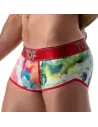 Boxer Sexy XL Push-up Tie Dye rouge