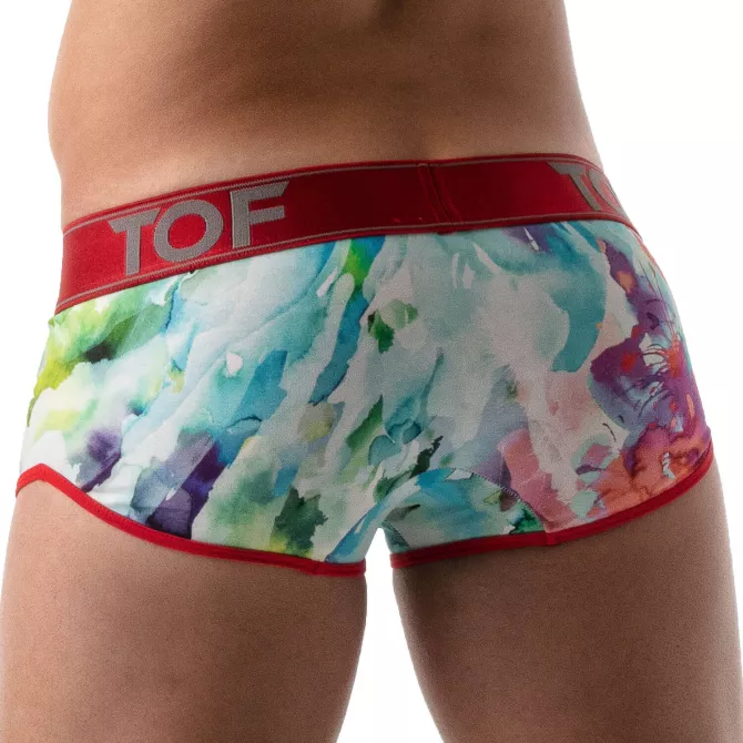 Boxer Sexy XL Push-up Tie Dye rouge