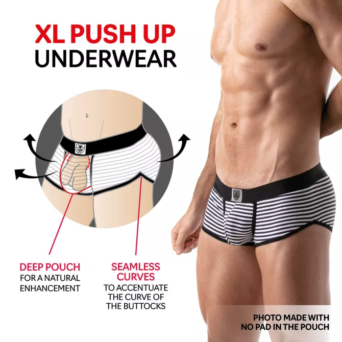 Tie Dye XL Push-up Boxers Red