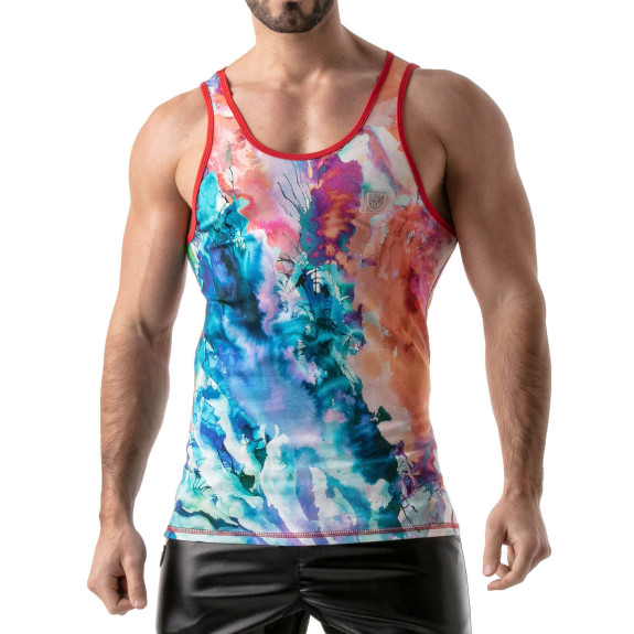Tie Dye Tank top Red