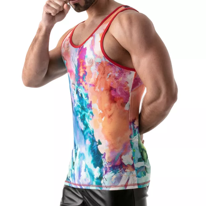 Débardeur Tie Dye Rouge