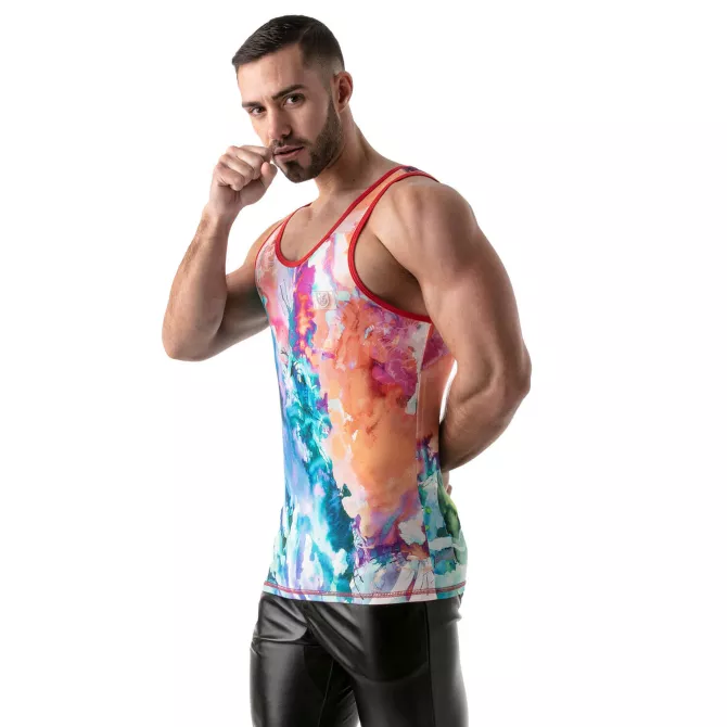 Tie Dye Tank top Red