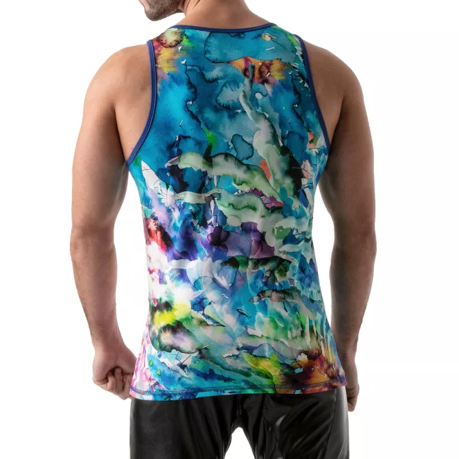 Débardeur Tie Dye Bleu