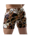 Baroque mid thigh Sexy Shorts Gold