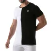 Bicolor t-shirt Black-white