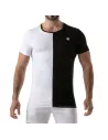 T-shirt Bicolore  Noir-blanc