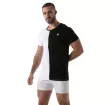 Bicolor t-shirt Black-white