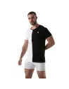 T-shirt Bicolore  Noir-blanc
