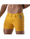 Short Sexy Mi-cuisse Jaune