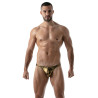 Metal Bikini Brief Golden