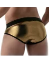 Metal Briefs Golden