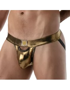 Metal Jockstrap Golden