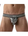 Metal Stringless Thong Silver
