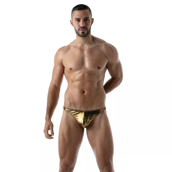 Metal Thong Golden