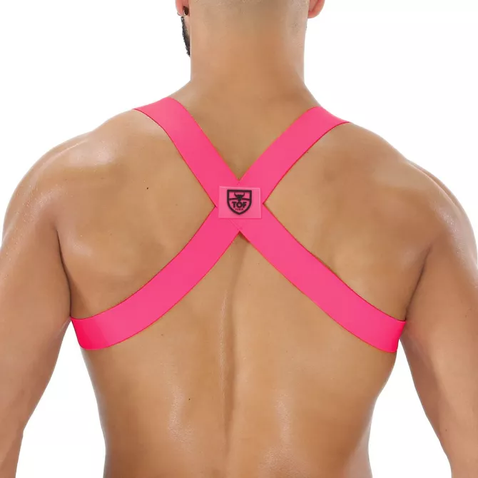 Party Boy Elastic Harness Neon Pink
